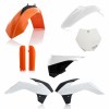 KIT PLÁSTICOS COMPLETO ACERBIS KTM SX 85 2014 - 2017 COR ORIGINAL 017